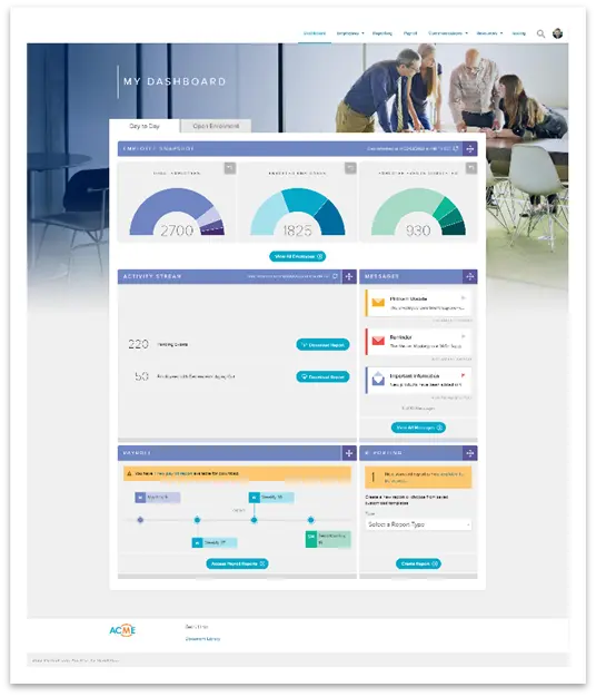 HR Administration Dashboard